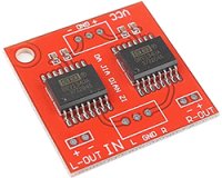 オーディオ平衡型ラインドライバモジュール