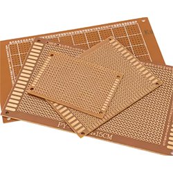 画像1: ★2.54x2.54★片面ユニバ基板