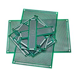 画像1: ★2.54x2.54★両面ユニバ基板