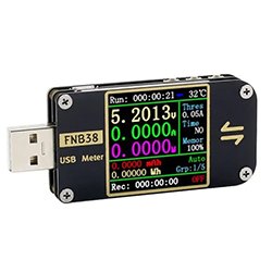 画像1: ★FNIRSI★USB電流電圧計