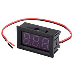 画像1: ★0.56★ケース付きLEDデジタル電圧計