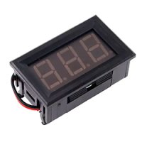 ★0.56★ケース付きLEDデジタル電圧計★30〜500VAC★