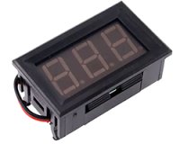 ★0.56★ケース付きLEDデジタル電圧計★30〜500VAC★