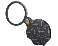 折りたたみ式キーホルダ拡大鏡