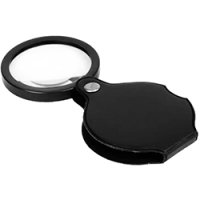 折りたたみ式キーホルダ拡大鏡