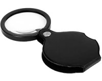 折りたたみ式キーホルダ拡大鏡
