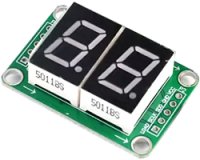 2桁7セグLED表示器