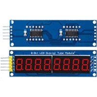 8桁7セグLED表示器