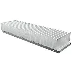 画像1: ★W＝256★ヒートシンク