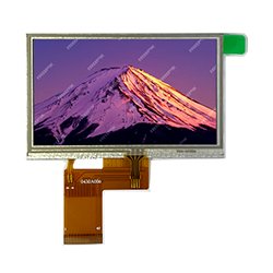 画像1: 4.3インチTFT液晶モジュール