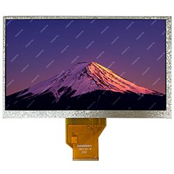 画像1: 7.0 インチTFT液晶モジュール
