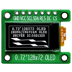 画像1: ★0.72★OLED表示器モジュール