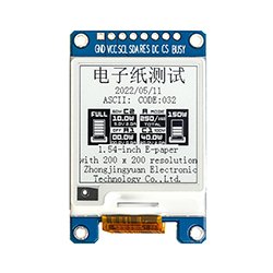 画像1: ★1.54★E-Ink電子ペーパーモジュール