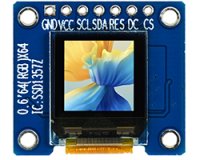 ★0.6★フルカラーOLED表示器モジュール