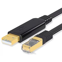 画像1: RJ45コンソールケーブル