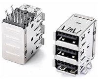 ★TYPE-A★3.0★3段USBコネクタ