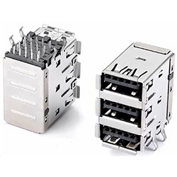 画像1: ★TYPE-A★3.0★3段USBコネクタ