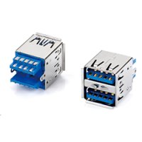 ★TYPE-A★3.0★2段USBコネクタ