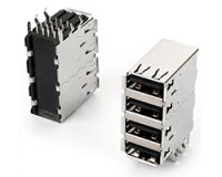 ★TYPE-A★2.0★4段USBコネクタ