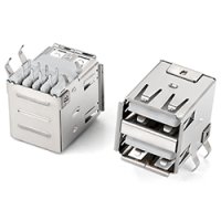 ★TYPE-A★2.0★2段USBコネクタ