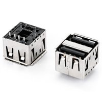 ★TYPE-A★2.0★2段USBコネクタ