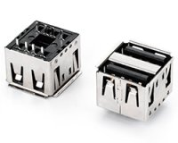 ★TYPE-A★2.0★2段USBコネクタ