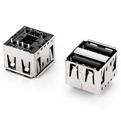 画像1: ★TYPE-A★2.0★2段USBコネクタ