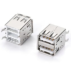 画像1: ★TYPE-A★2.0★2段USBコネクタ