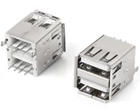 ★TYPE-A★2.0★2段USBコネクタ